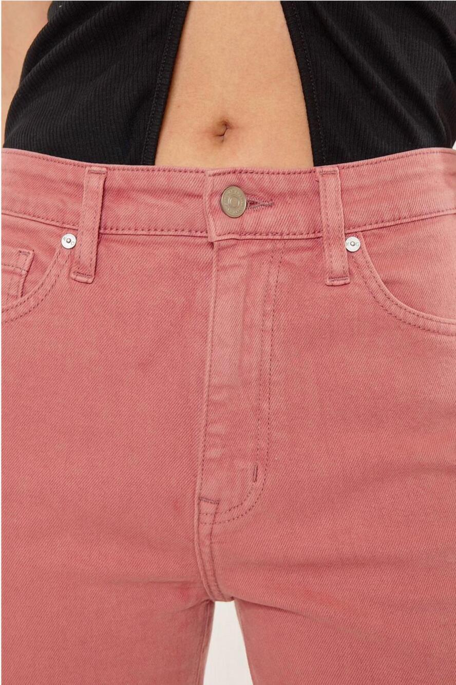 NEW KANCAN ultra high rise 90’s straight jeans in coral - Picture 5 of 6